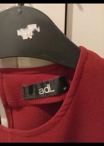 Bordo Kadın Midi Tunik,elbise Uzun Kollu, Salaş Kesim - Görsel 2