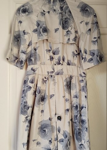 Trençkot stili Midi Kadın Elbise - Görsel 6