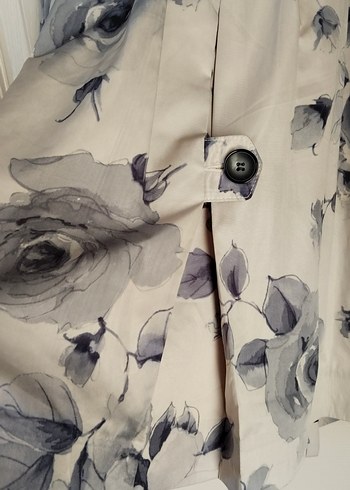 Trençkot stili Midi Kadın Elbise - Görsel 7