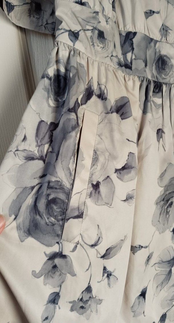 Trençkot stili Midi Kadın Elbise - Görsel 2