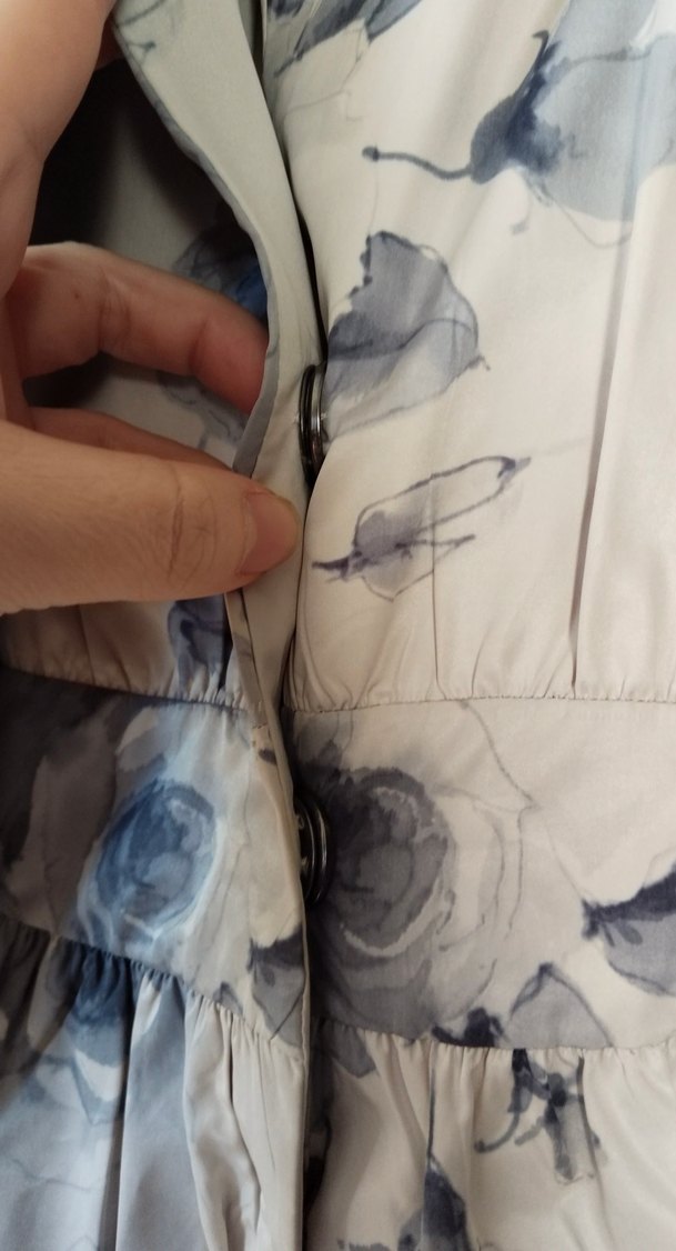 Trençkot stili Midi Kadın Elbise - Görsel 4