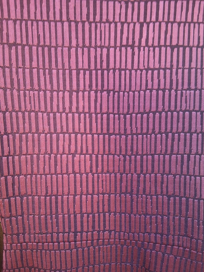 Bordo Yılan Desenli Uzun Kollu Kadın Elbise - Görsel 3