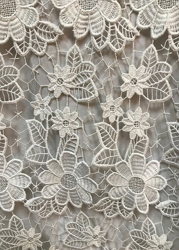 Dantel Detaylı Beyaz Kadın Bluz - Görsel 4