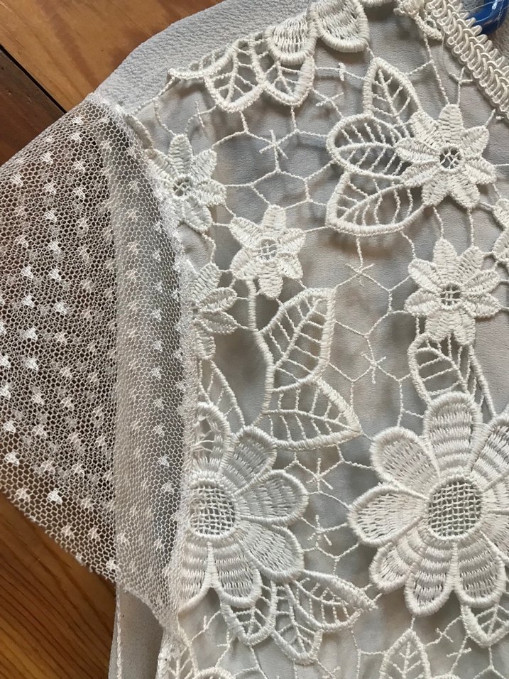 Dantel Detaylı Beyaz Kadın Bluz - Görsel 2