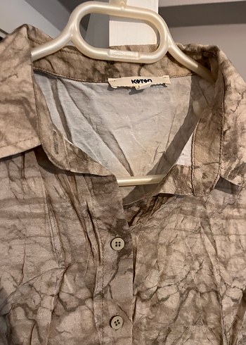 Düğmeli Kısa Gömlek - Görsel 3