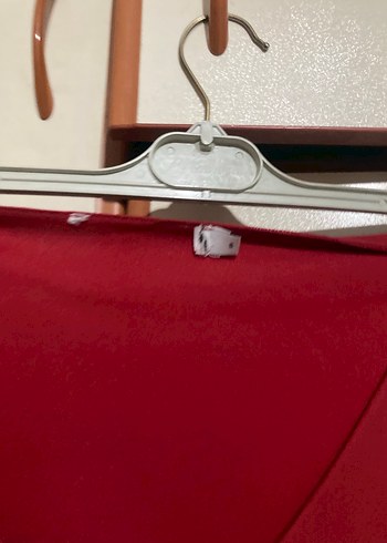 Kırmızı Bohem Uzun Kollu Kadın Elbise - Görsel 5