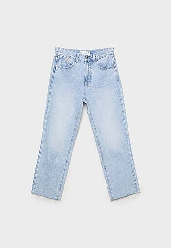 Stradivarius Stradivarius crop straight fit jean d96