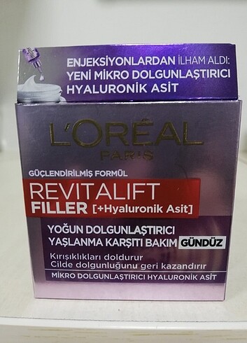  Beden L'Oréal Paris Revitalift Filler Yoğun Dolgunlaştırıcı Yaşlanma K