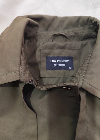 Düğmeli, Midi Boy Kadın Trençkot - Görsel 2