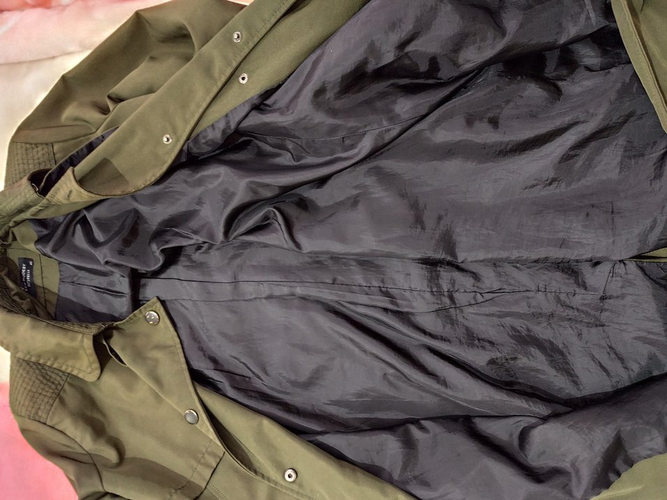 Düğmeli, Midi Boy Kadın Trençkot - Görsel 4