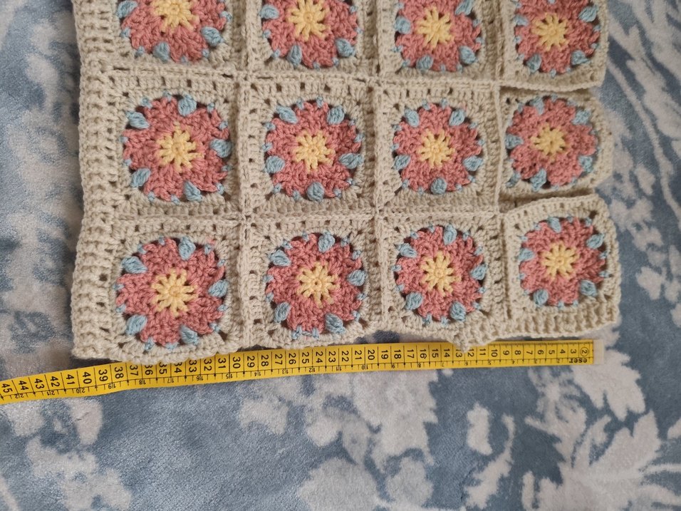 Çiçek Desenli Pastel Renkli Örgü Çocuk süveteri - Görsel 4