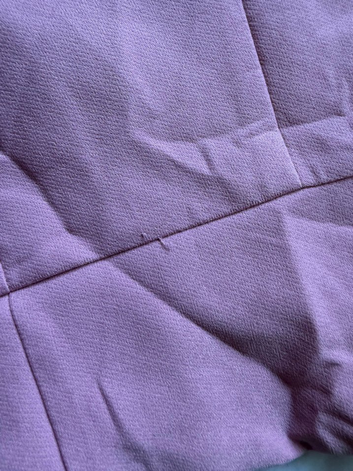 Pembe V Yaka Düğmeli Kadın Tulum - Görsel 4