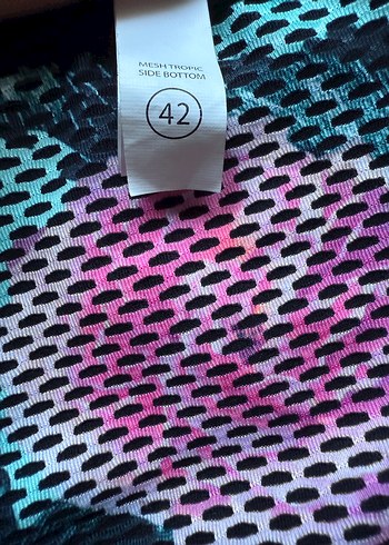 Fermuarlı Desenli Mini Bikini - Çok Renkli - Görsel 2