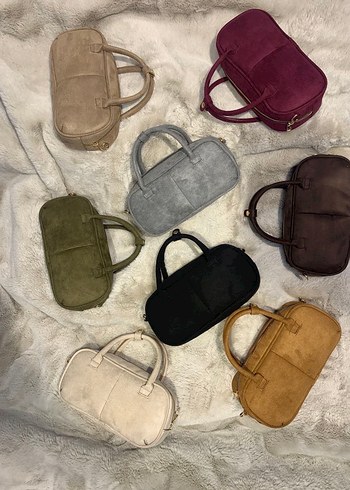 Beden ZARA modeliSüet Fermuarlı Kadın Çanta