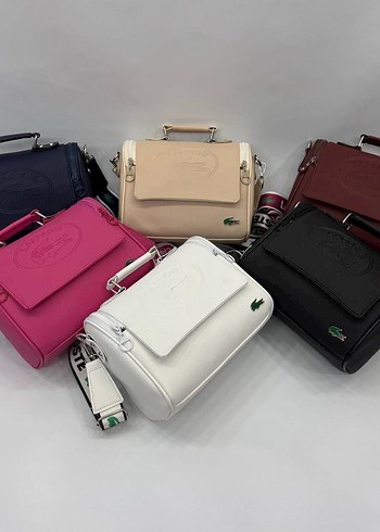 Diğer Lacoste Pembe Deri Kadın Çanta