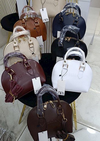 Diğer zara modeli Deri Parisli Günlük Çanta
