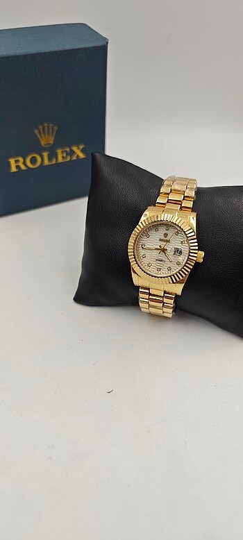 Beden ROLEX modeli çelik bayan saat