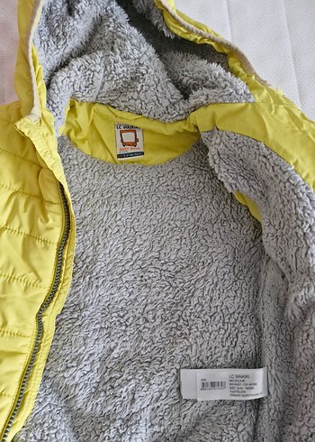 LC Waikiki Parlak Sarı Erkek Çocuk Fermuarlı Mont