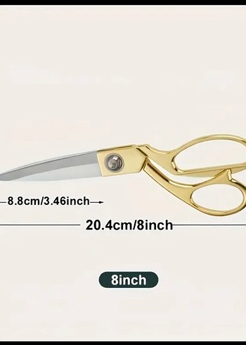 Parlak Altın Renkli dikişMakası - Görsel 3