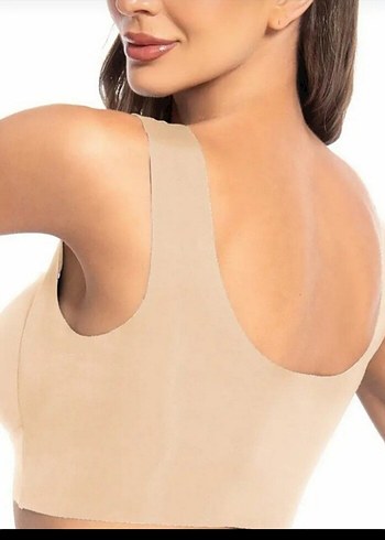 Bej Spor Tarzı Sütyen - Görsel 2