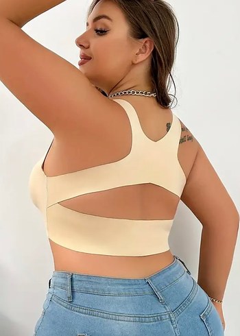 Açık Bej Rahat Kesim Günlük Sütyen - Görsel 3