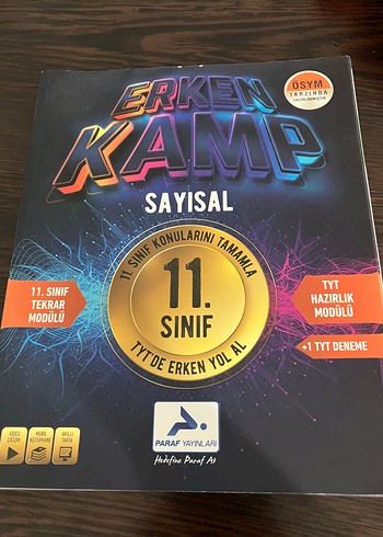 Paraf yayını tyt + 11 sayısal bitirme kampı