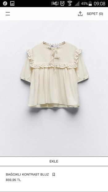 Zara bohem bluz