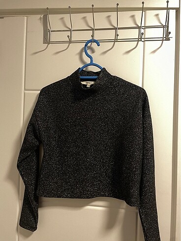 koton simli crop bluz