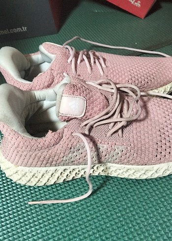 Pembe Örgü Kadın Spor Ayakkabı