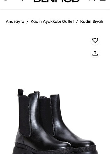38 Beden Siyah Deri Stiletto Topuklu Kadın Bot