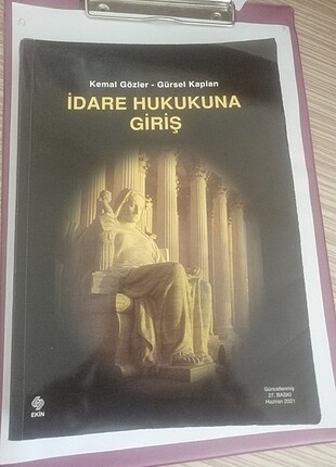 İdare Hukukuna Giriş Kemal gözler