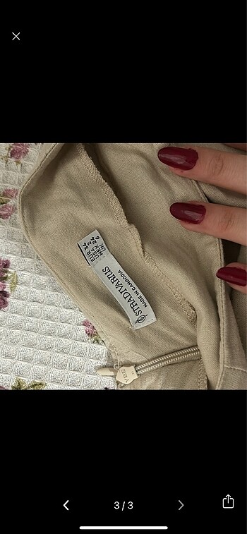 xs Beden Stradivarius keten şort etek