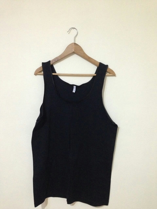 SİYAH ASKILI BASİC BLUZ 48 50 