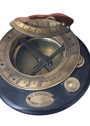 Vintage İngiliz Gemici Pusulası - Görsel 3