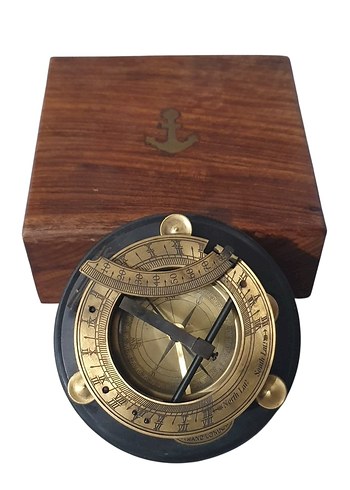Vintage İngiliz Gemici Pusulası - Görsel 2
