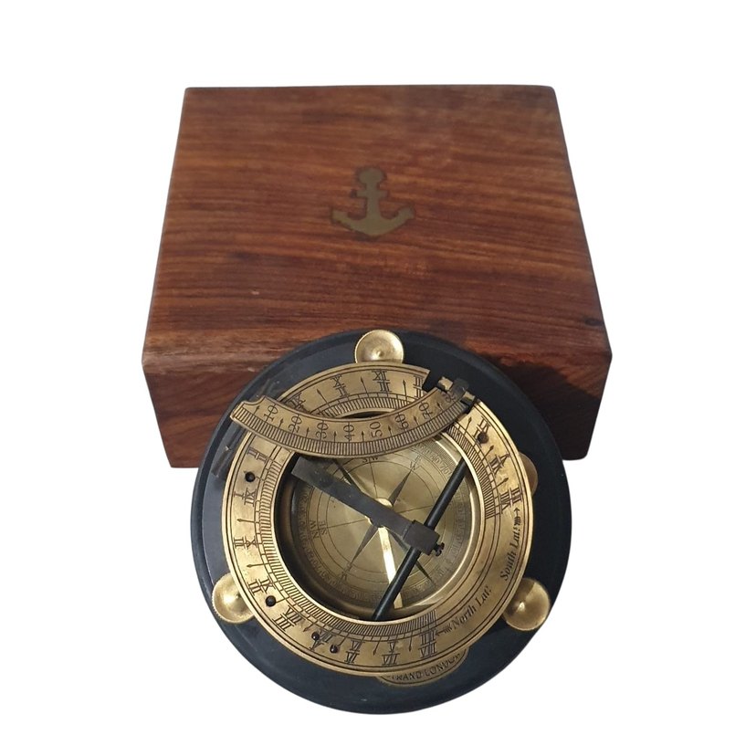 Vintage İngiliz Gemici Pusulası - Görsel 2