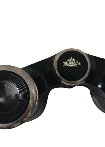 Vintage Hertel Reuse Siyah Klasik Opera Dürbün ve Kılıfı - Görsel 3