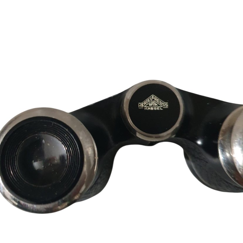 Vintage Hertel Reuse Siyah Klasik Opera Dürbün ve Kılıfı - Görsel 3