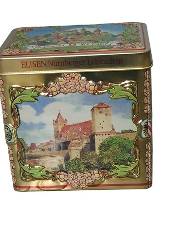 Vintage Alman Laternalı Teneke Kutu - Görsel 2