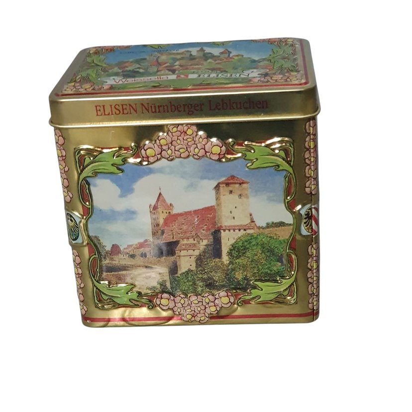 Vintage Alman Laternalı Teneke Kutu - Görsel 2