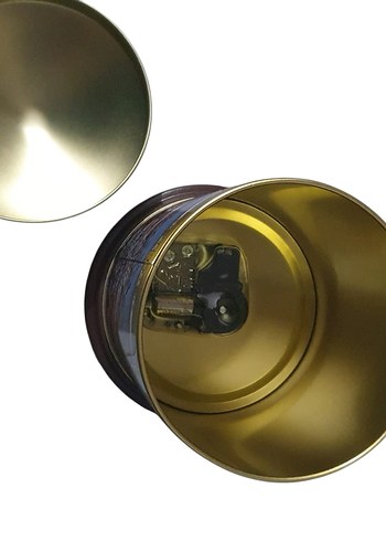 Vintage Alman Laternalı Teneke Kutu - Görsel 3