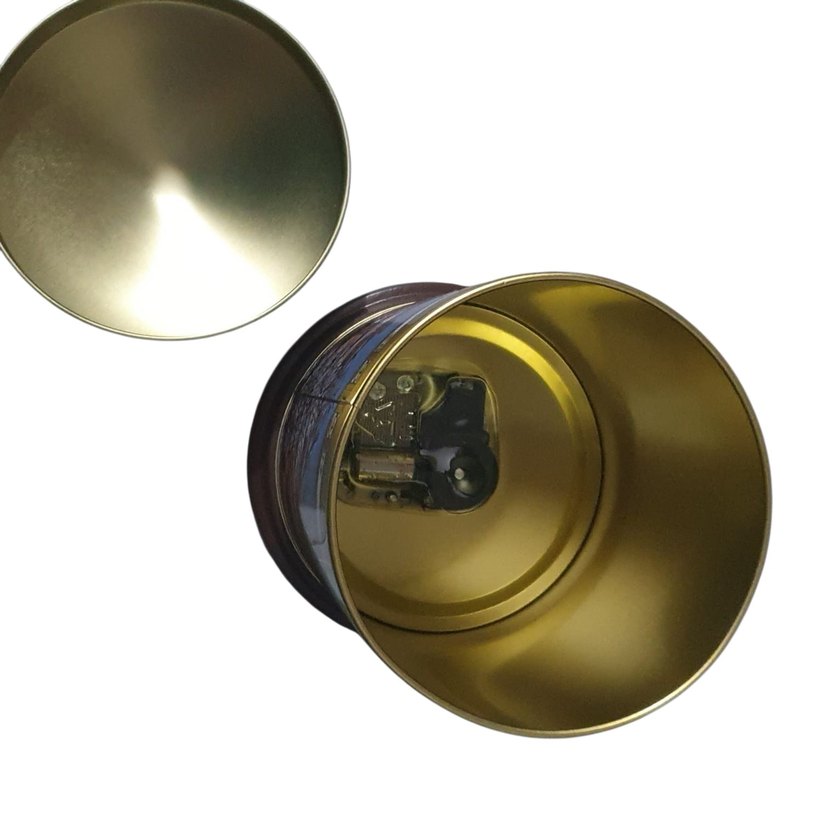 Vintage Alman Laternalı Teneke Kutu - Görsel 3