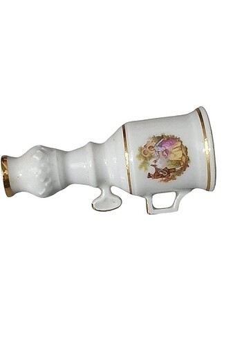 Diğer Vintage Fransız Limoges Gaz Lambası Formunda Şamdan