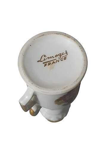  Beden çeşitli Renk Vintage Fransız Limoges Gaz Lambası Formunda Şamdan