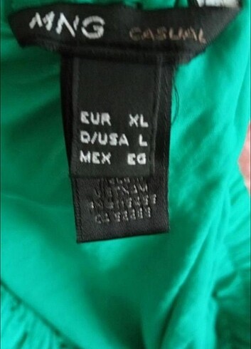 xxl Beden yeşil Renk Mango uzun etek
