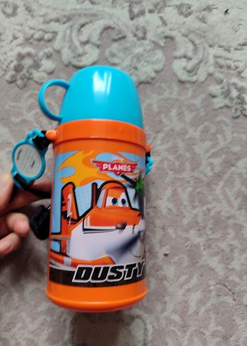 Renkli Planes Çocuk şu matarası