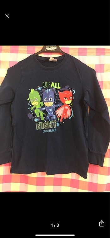 LCW PJ MASKS uzun kollu