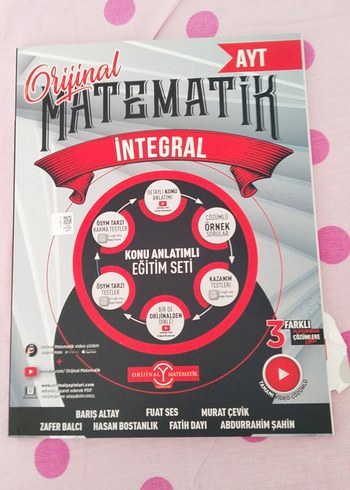 Orijinal Matematik İntegral AYT Fasikülü