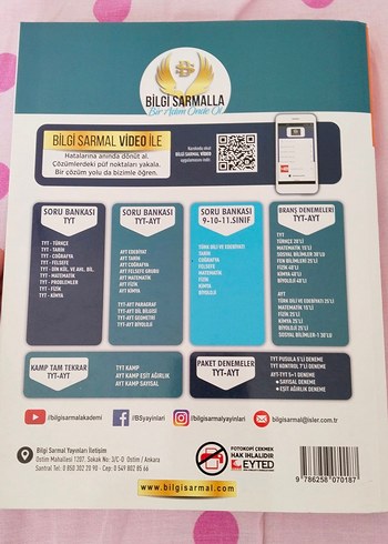  Bilgi sarmal Matematik AYT Soru Bankası