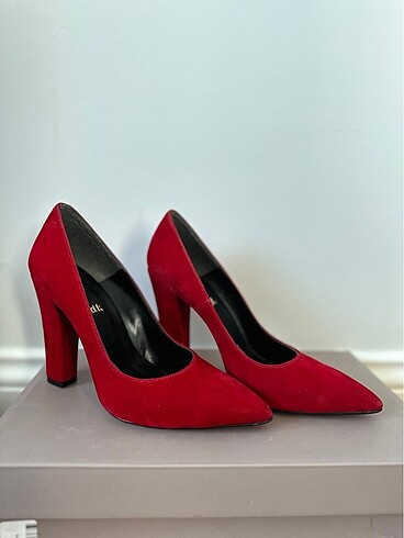 40 Beden kırmızı Renk Kırmızı Topuklu Ayakkabı